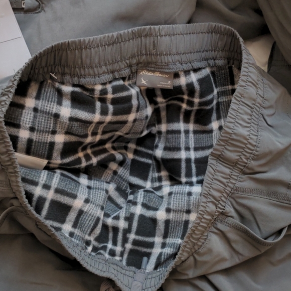 Eddie Bauer NWT Polar Fleece Lined Pant 16 grey - Picture 5 of 15